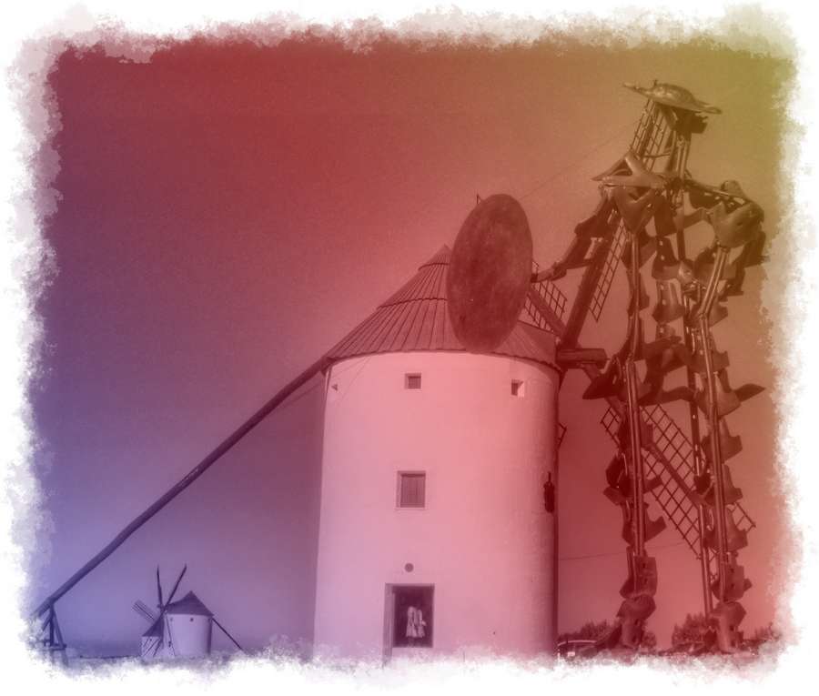 Molino de viento y el Quijote
