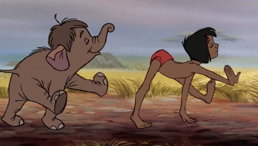 Mowgli y bebé elefante